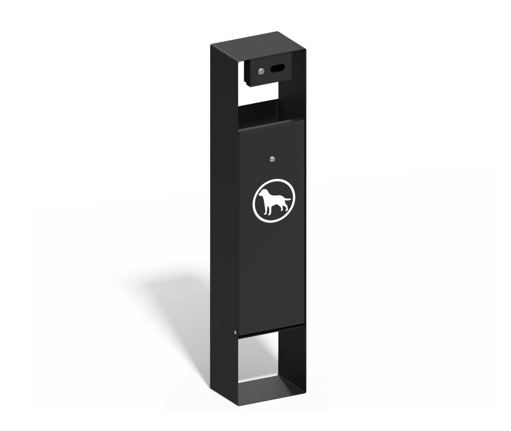 Урна "Доги" для собак с диспенсером для пакетов